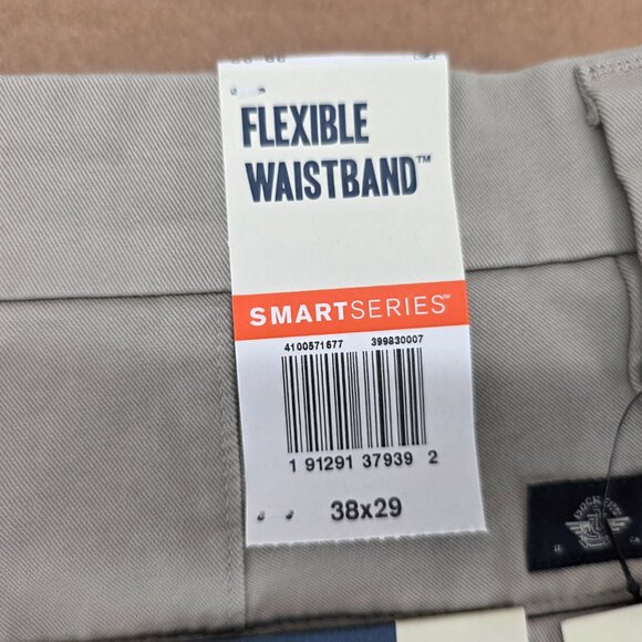 Dockers Pants Men Workday Khaki Smart 360 Flex Big/Tall Classic Fit Chino 38 32 - Picture 14 of 16